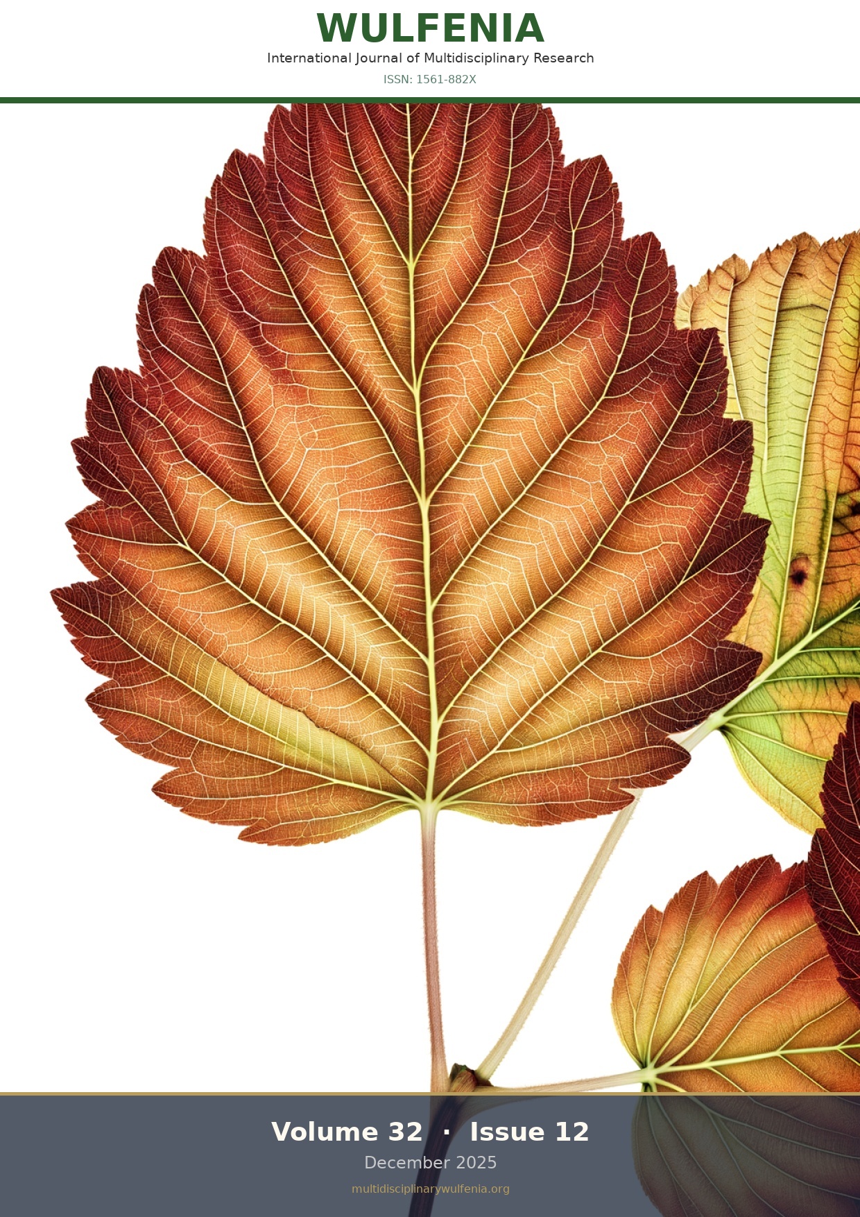 Current Issue Cover - Volume 32, Issue 12